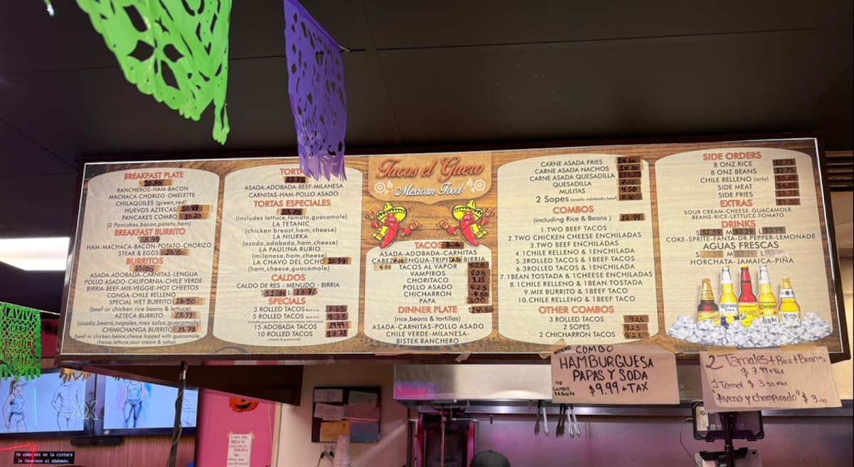 Tacos El Guero Menu - Image 6